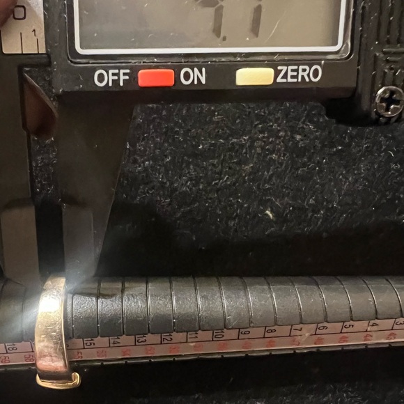 Vintage 14k Yellow/White Gold Channel Set Diamond Wedding Band Sz 8 - Picture 4 of 8